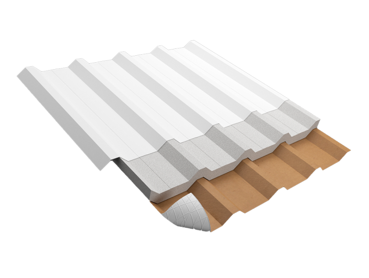 Filme trapezoidal branco