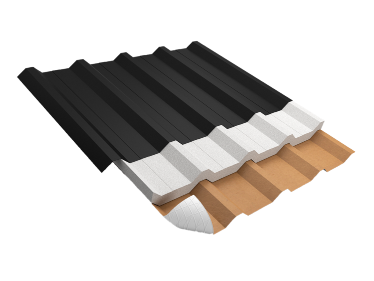 Filme trapezoidal preto